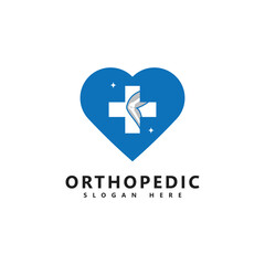 Obraz premium Medical Orthopedic Joint Care Logo Design