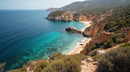 Fototapeta premium Stunning Coastal and Hilltop Landscapes of Spain and Portugal | Breathtaking Seaside Cliffs and Historical Architecture