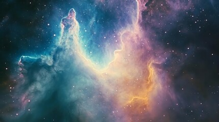 Fototapeta premium Space Galaxy Night Sky With Cosmic Clouds ,Universe science astronomy. Illustration Background