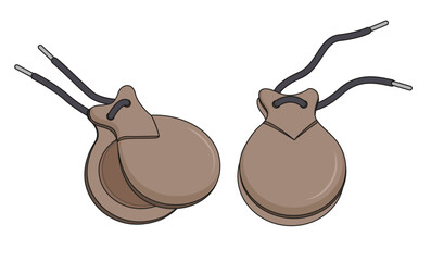 Castañuelas instrumento musical típico de España