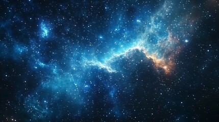 Space Galaxy Night Sky With Cosmic Clouds ,Universe science astronomy. Illustration Background