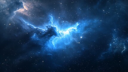 Space Galaxy Night Sky With Cosmic Clouds ,Universe science astronomy. Illustration Background