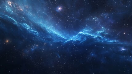 Space Galaxy Night Sky With Cosmic Clouds ,Universe science astronomy. Illustration Background