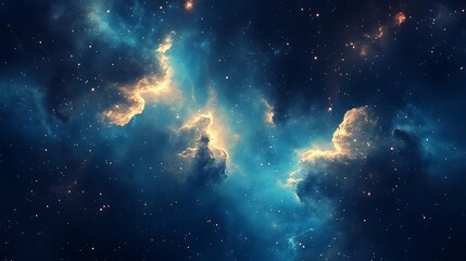 Fototapeta premium Space Galaxy Night Sky With Cosmic Clouds ,Universe science astronomy. Illustration Background