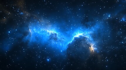 Space Galaxy Night Sky With Cosmic Clouds ,Universe science astronomy. Illustration Background