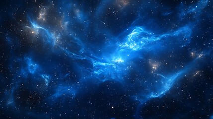 Space Galaxy Night Sky With Cosmic Clouds ,Universe science astronomy. Illustration Background