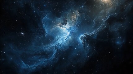 Space Galaxy Night Sky With Cosmic Clouds ,Universe science astronomy. Illustration Background