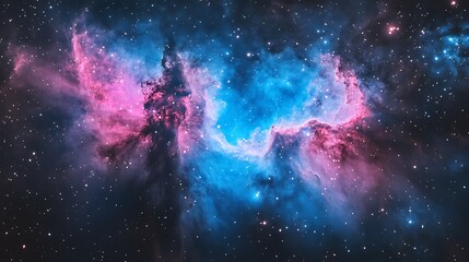 Obraz premium Space Galaxy Night Sky With Cosmic Clouds ,Universe science astronomy. Illustration Background