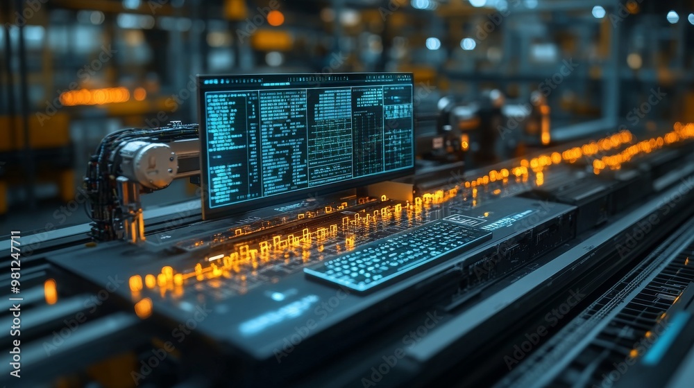 Poster rpa technology automating data processing in a modern digital workplace environment