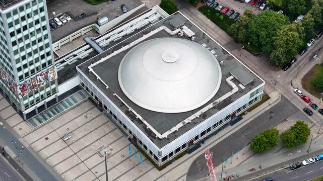 Aerial view of Berlin Congress Center, Germany