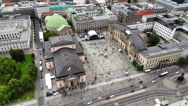 Bebelplatz (formerly and colloquially the Opernplatz) square, Berlin, Germany