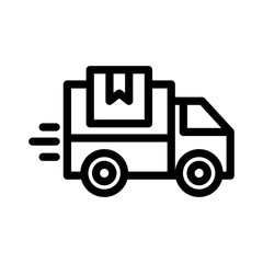 16 logistics line icon illustration vector graphic