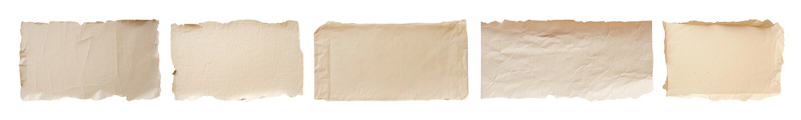 Obraz premium Paper collage png cut out element set