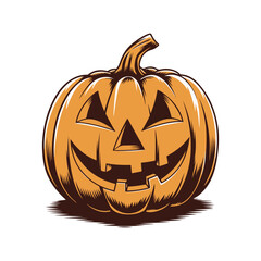 Halloween pumpkin vector illustration