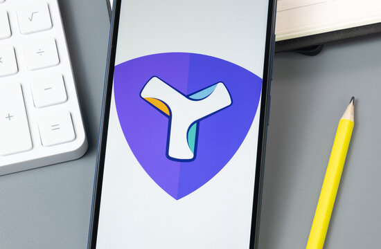 New York, USA - 30 August 2024: Symbol XYM Logo on Phone Screen, Crypto Icon on Display