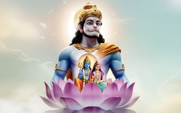 Hanuman ki pic discount