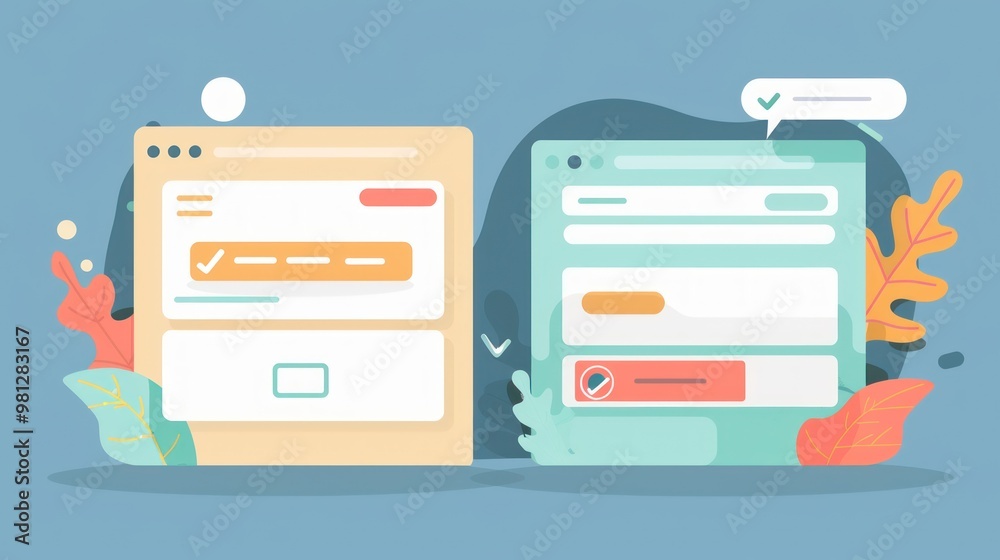 Wall mural web forms: user interface design