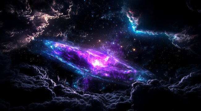 Purple galaxy wallpaper discount
