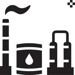 Oil icon symbol vector image Illustration
