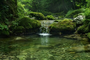 Tranquil Forest Stream