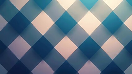 Abstract diamond patterns in various shades create a visually striking design with depth and texture. The multi-tonal hues and geometric shapes provide a modern.