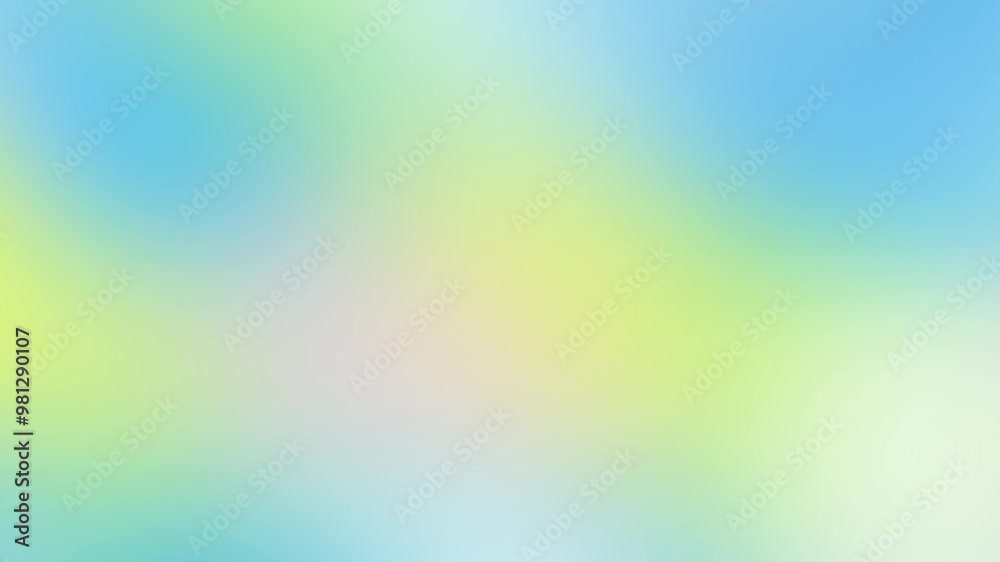 Poster colorful futuristic pastel gradient background animation, smooth color change, vibrant holographic m