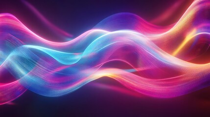 Radiating Neon Light Burst, futuristic flashes, Motion lights,  Colorful Streaks on Dark Background