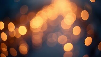 Fototapeta premium A blurred bokeh light background featuring soft, out-of-focus light spots in various colors. This dreamy, ethereal effect creates a visually appealing and atmospheric backdrop.