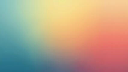 Obraz premium A gradient color background featuring a smooth blend of hues, creating a visually appealing and dynamic backdrop. The gradual transition between colors adds depth and sophistication.
