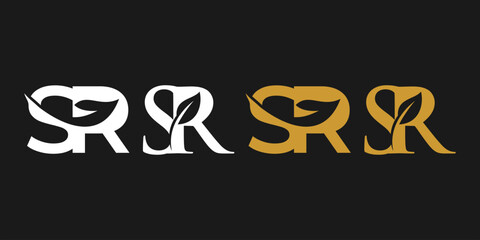 s r logo vector design, s r logo symbol and icon