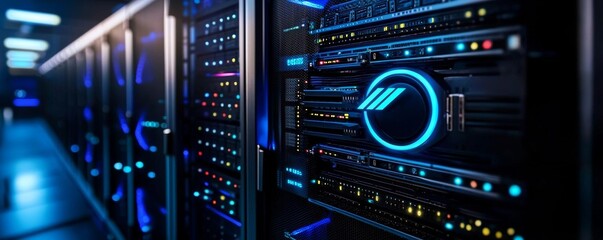 Remote server checks, round-the-clock maintenance, flat design illustration