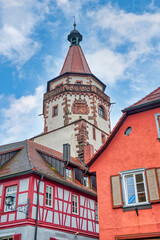 Fototapeta premium Gengenbach is a small town with about 11,000 inhabitants. It is located in southern Germany, on the edge of the Black Forest, in the district of Ortenau.