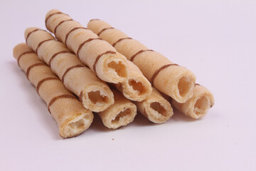 cookies on a white background