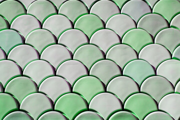 Fototapeta premium Green and white glass background. Seamless Tileable Texture.