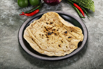Indian traditional tandori bread - Roti