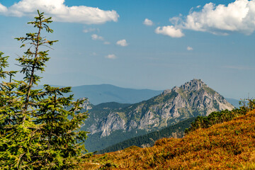Hiking in the Mala Fatra Mountains, Slovakia.