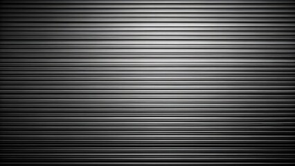 Obraz premium Panorama of a black corrugated metal background with a textured surface , galvanized steel, industrial