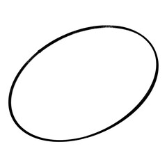 handdrawn circle	
