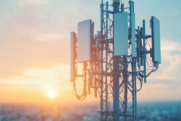 5G Connectivity Unleashed: A Telecommunication Tower Empowering Modern Communication and Innovation