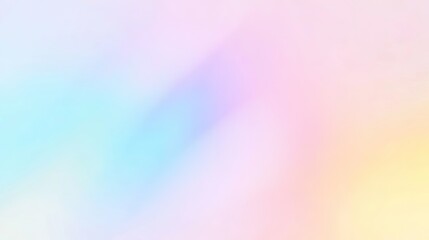 Obraz premium Color gradient background, abstract pastel rainbow. Light blue, pink and yellow color banner gradation texture, vector pink noise texture blur abstract background