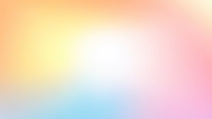 Obraz premium Color gradient background, abstract pastel rainbow. Light blue, pink and yellow color banner gradation texture, vector pink noise texture blur abstract background