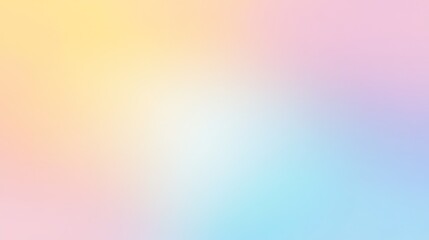 Color gradient background, abstract  pastel rainbow. Light blue, pink and yellow color banner gradation texture, vector pink noise texture blur abstract background