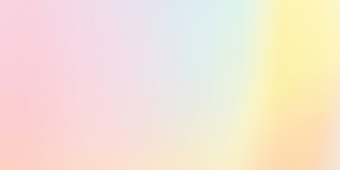 Obraz premium Color gradient background, abstract pastel rainbow. Light blue, pink and yellow color banner gradation texture, vector pink noise texture blur abstract background