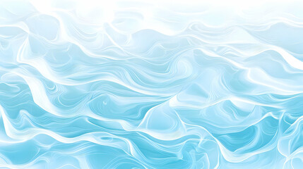 Abstract Blue and White Swirling Design -  Background Image