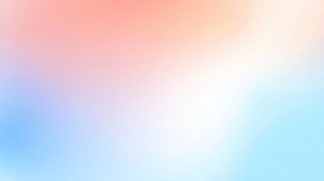 Color gradient background, abstract  pastel rainbow. Light blue, pink and yellow color banner gradation texture, vector pink noise texture blur abstract background