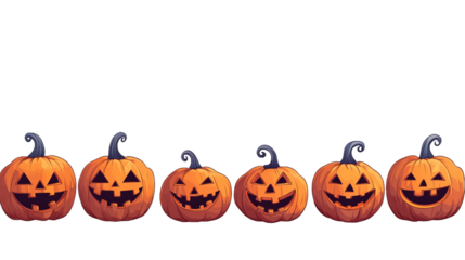 Halloween pumpkin isolated on a white background