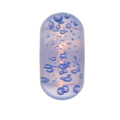 Capsule shape purple gel