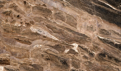 Elegance brown golden orange marble stone surface for interior or exterior