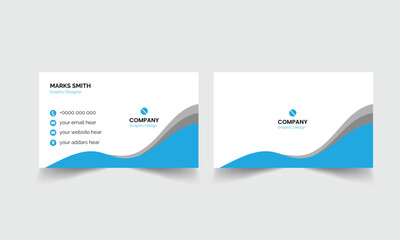 Business card design template, Clean professional business card template, visiting card, business card template.
