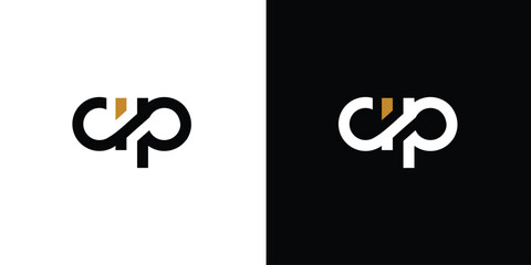 Modern and unique AP logo design